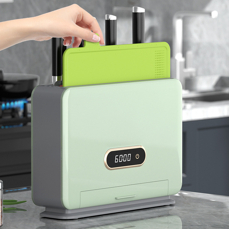 Multifunctional sterilizing knife holder UV knife chopstick sterilizer smart desktop sterilizer with drying wall-mounted
