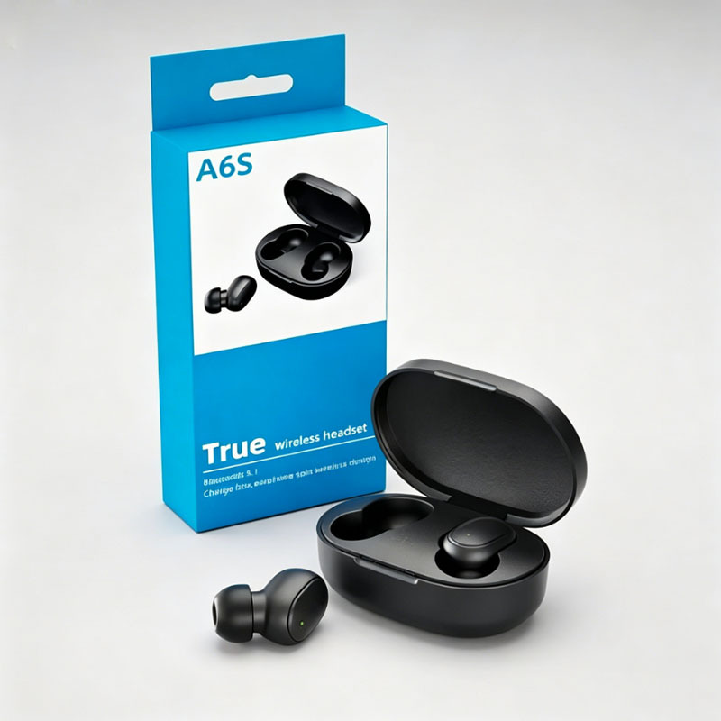 Digital A6S Bluetooth Earphone E6S In-Ear Ultra-Long Battery Life Sports E7s Digital Display Wireless Bluetooth Earphone