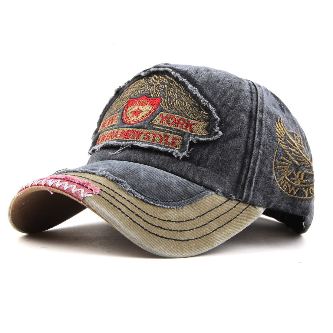 All-cotton spring/summer/autumn/winter sun hat, baseball cap, outdoor hat for men and women