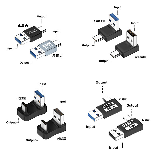 USB to Type-C adapter data transfer adapter OTG multi-function converter for laptop