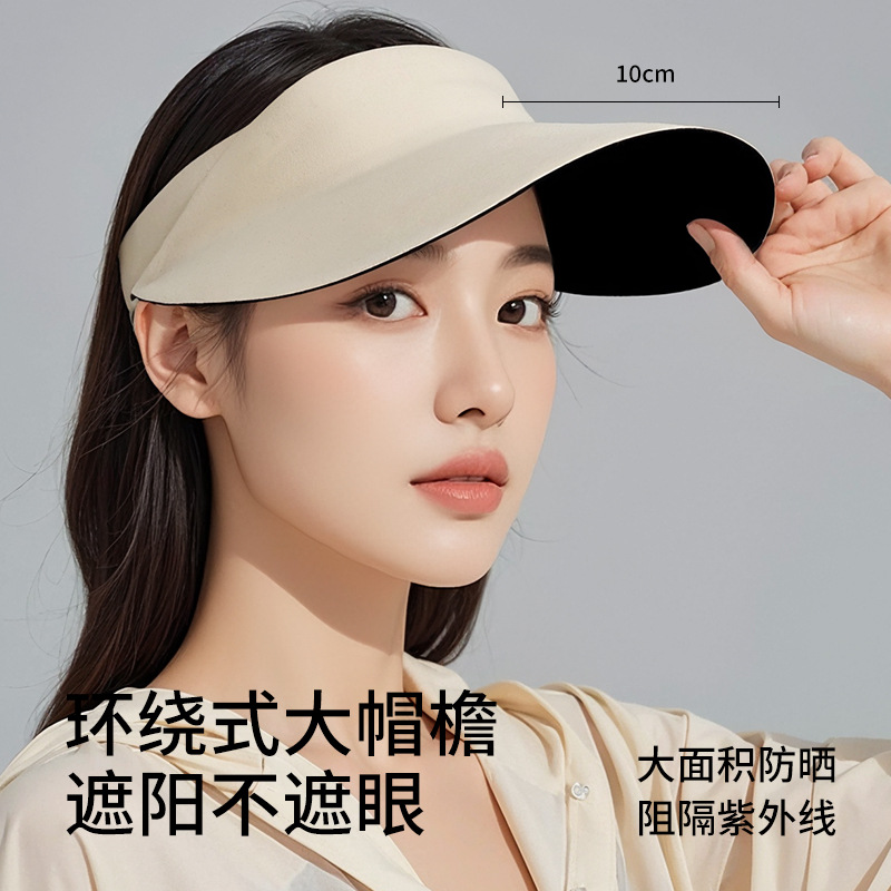 Summer Sun Hat New Sunshade Outdoor UV Protection Hollow Breathable Foldable Wide Brim Hollow Hat XMZ291
