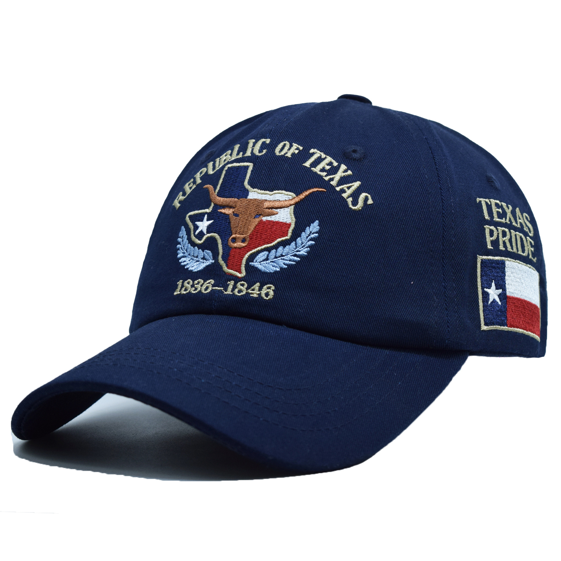 Embroidered Republic of Texas Heritage Cap