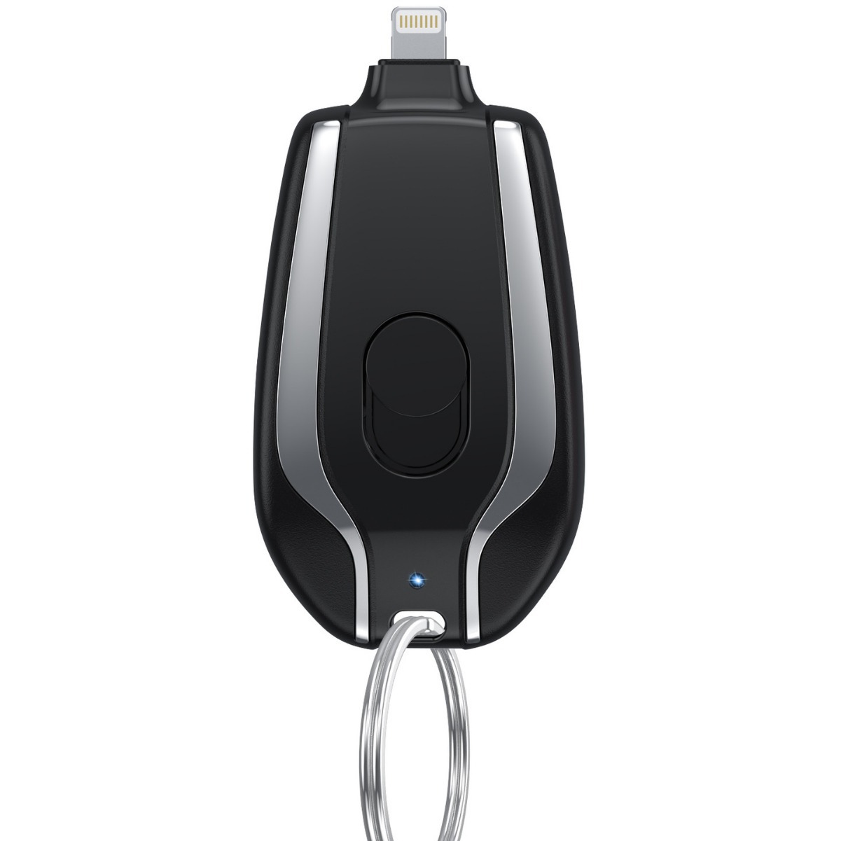 Mini keychain power bank wireless portable 1200mAh emergency power supply pocket portable mobile power bank