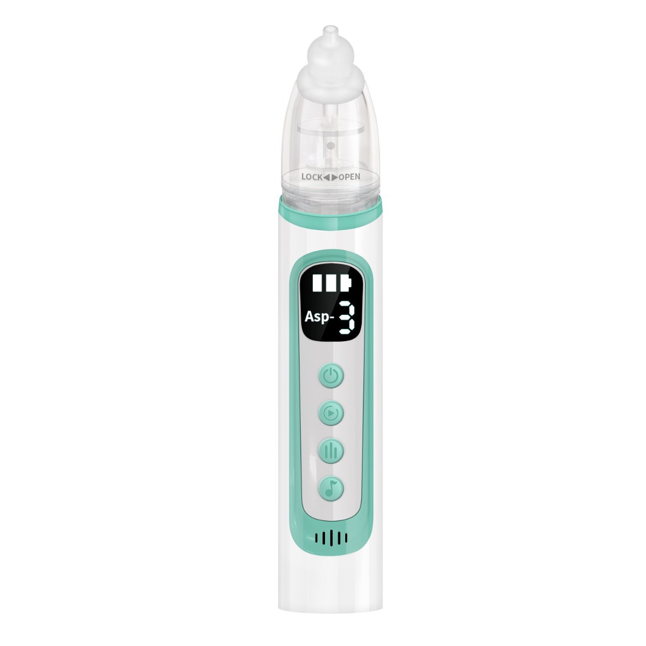 Electric nasal aspirator baby three gear suction household baby nose clearing music cleaning
