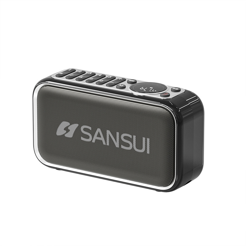 Shanshui F35 Upgraded Version Timed Shutdown Wireless Bluetooth Radio Portable Plug-in Small Speaker Five-tone Player