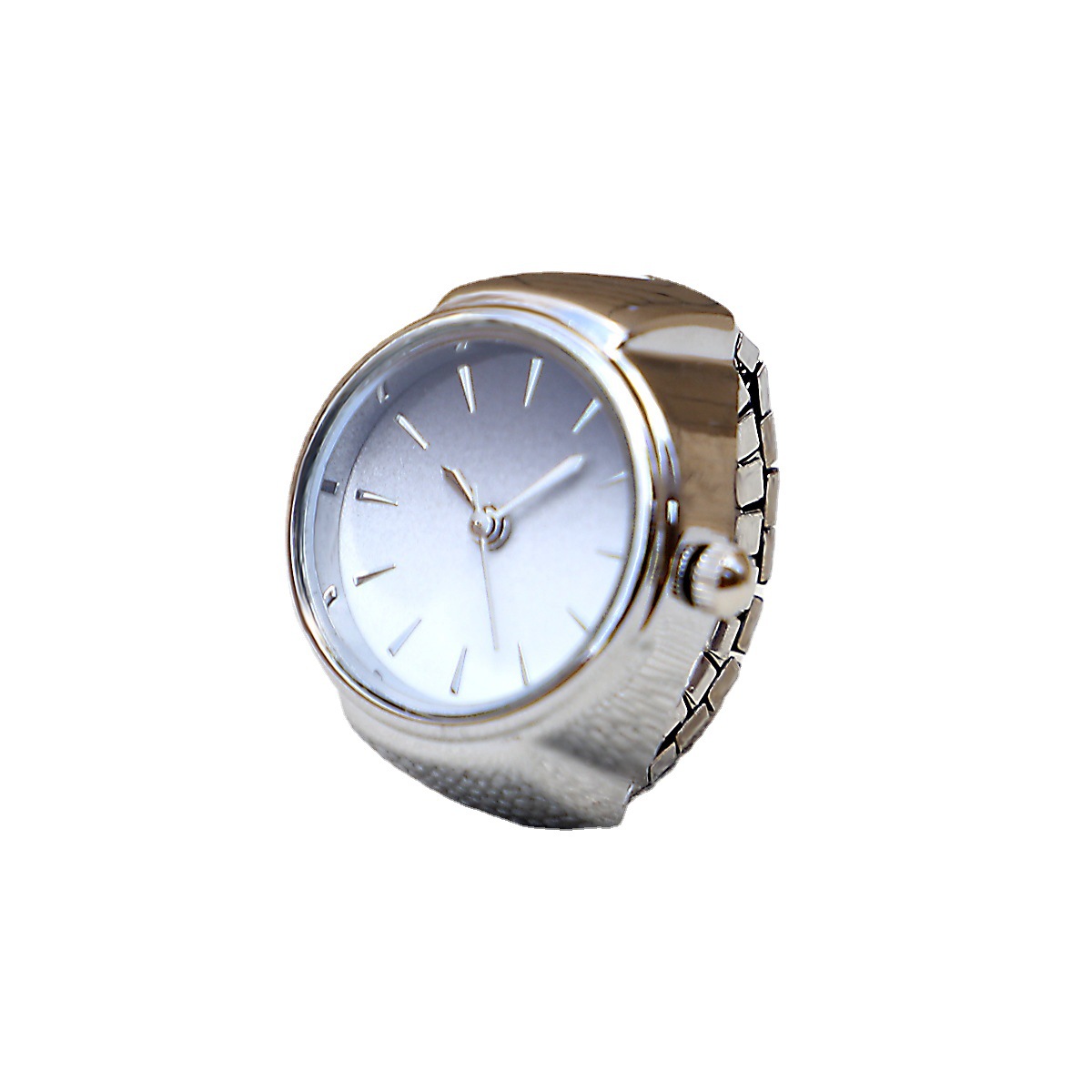 Domestic Non-Mechanical Mini Ring Watch Small Green Watch Ring Watch Niche Watch Finger Quartz Watch