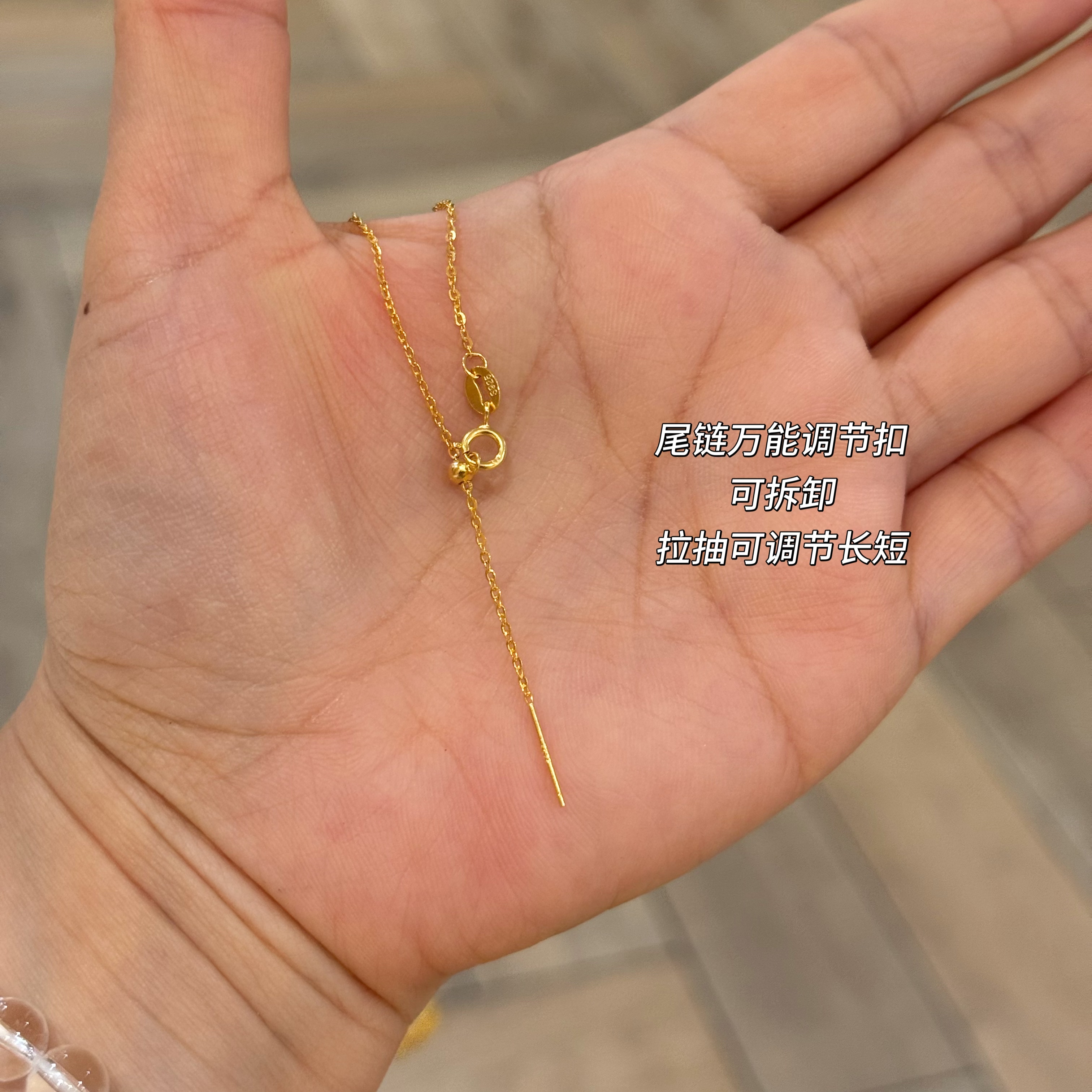 Original S925 Silver Cat Eye Road to Success New Delicate Collarbone Chain Commute Necklace 8805