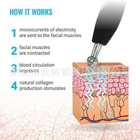 Microcurrent Facial Device Facial Lifting Massage Skin Neck Tool