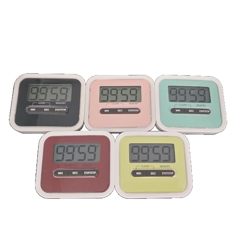 Kitchen Timer Electronic Timer Reminder for Taking Medicine Forgetfulness Reminder Timer Multi-Color Fresh