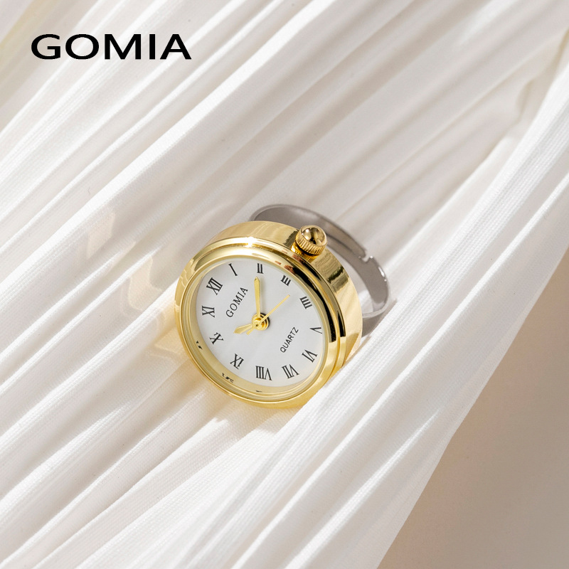 2022 New Finger Watch Waterproof Roman Mini Small Watch Student Finger Watch Couple Ring Watch