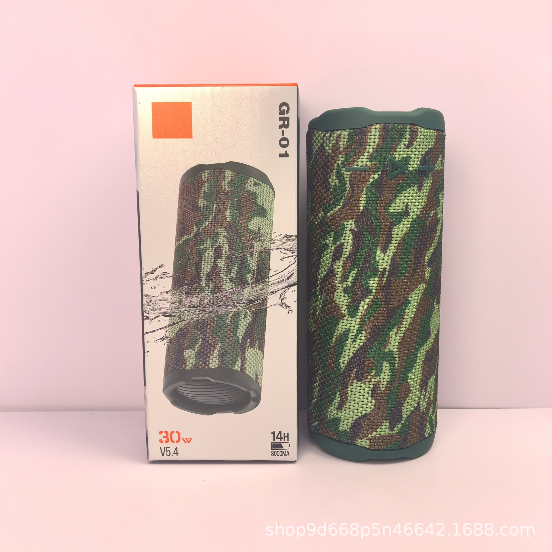 Grip Neon Can Outdoor Bluetooth Speaker Heavy Bass Portable Colorful Speaker Handheld Outdoor Sports Speaker