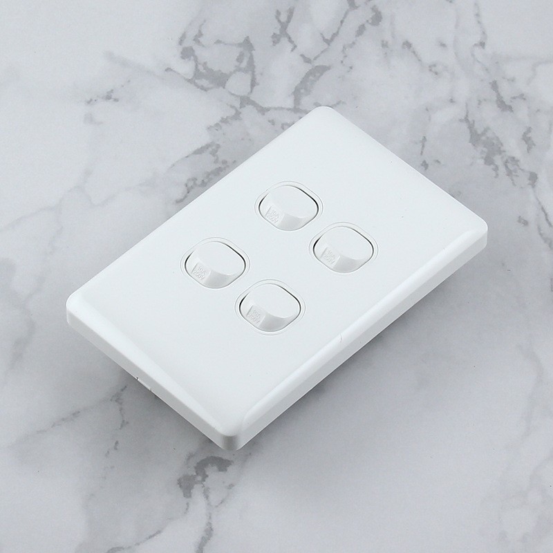 Australian power socket Australia SAA certified Australian standard 10A socket New Zealand Australian standard wall switch