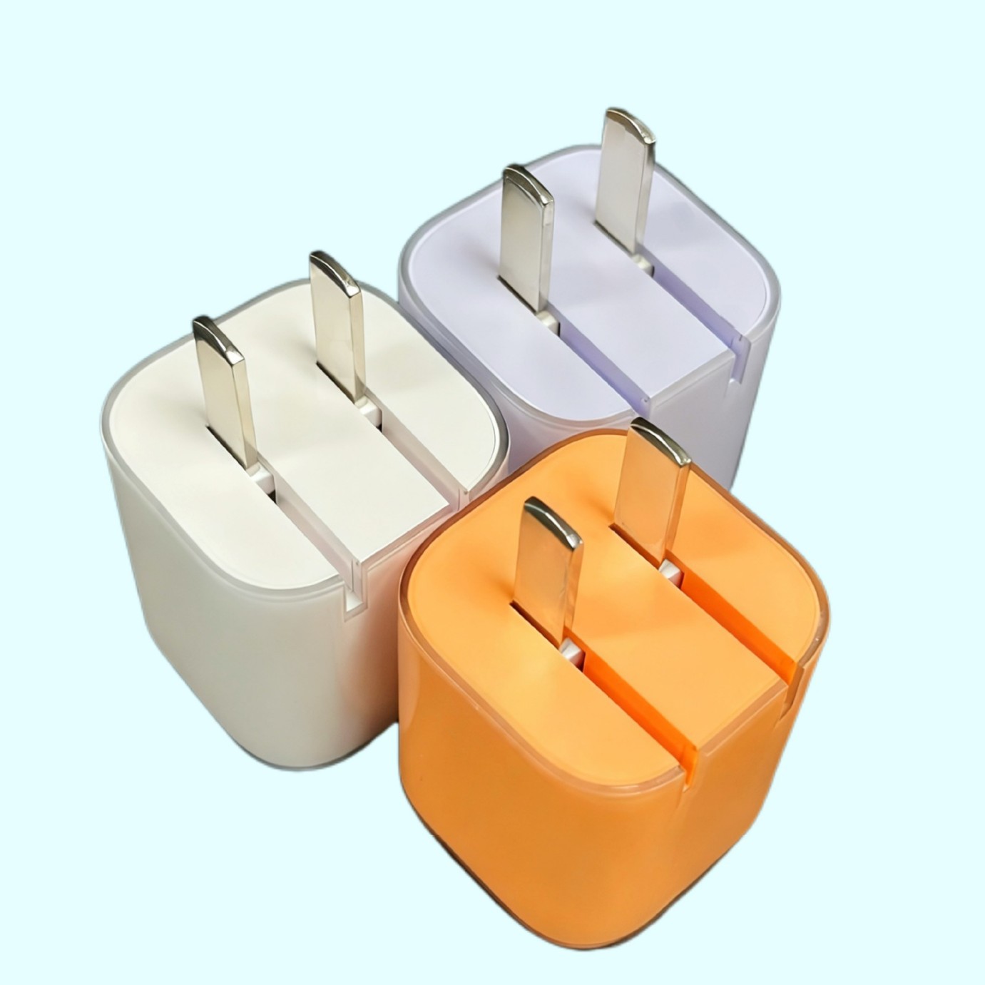 GaN PD45W small ice cube charger for Apple 17 phone charger folding fast charging head set
