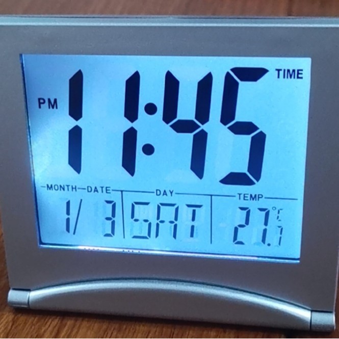 Perpetual Calendar Alarm Clock Digital Electronic Clock Thermometer Weather Forecast Clock Folding Clock Projection Clock
