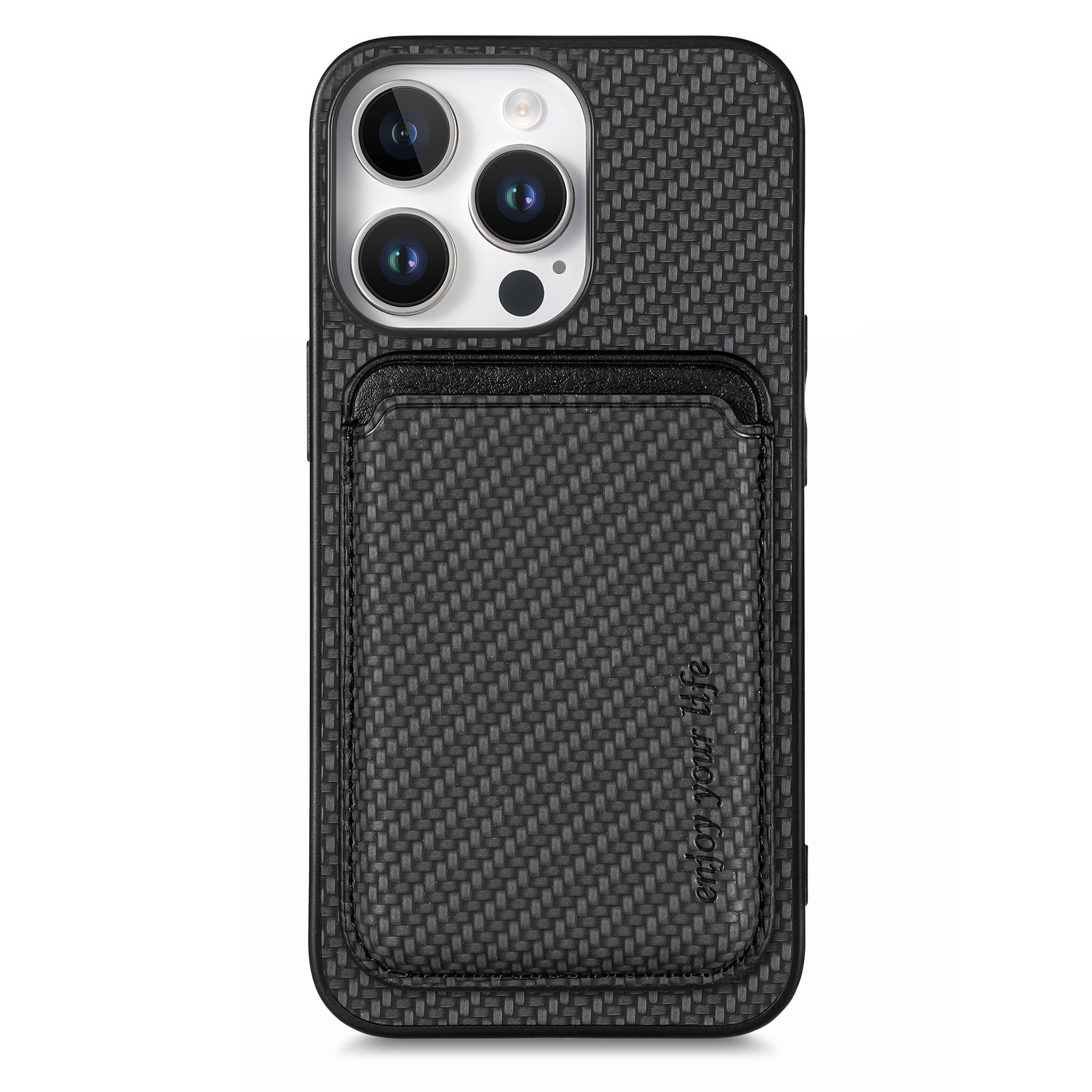 For iPhone 18 protective case back sticker magsafe magnetic case 14 fiber texture Apple 17 phone case