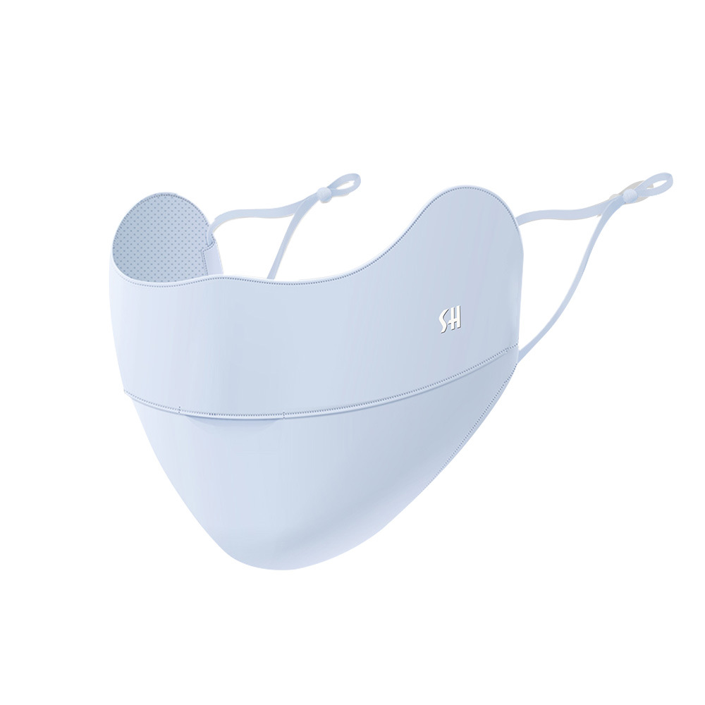 Ice Silk Sun Protection Mask Women Face Cover Eye Corner Sunshade UV Protection Three-dimensional Breathable Thin Anti-fog XKZ42
