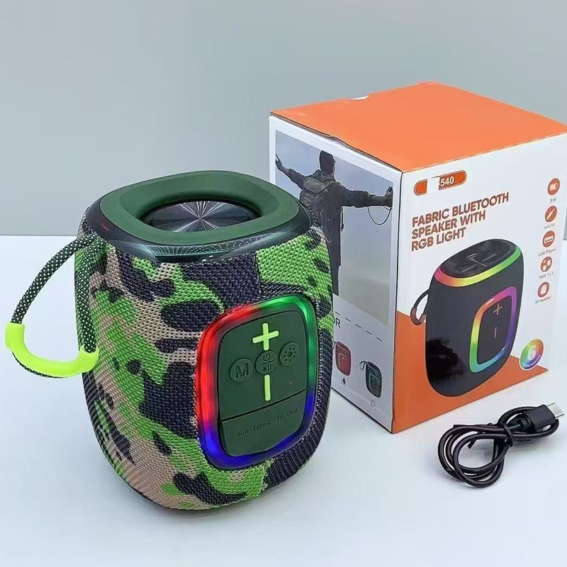 JC-540 Wireless Bluetooth Speaker Bass Outdoor Portable High Power Home Desktop Mini Speaker