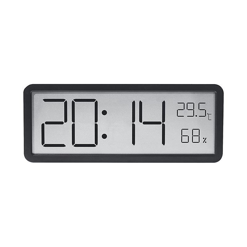 INS Simple Large Screen Clock Living Room Wall Clock Temperature and Humidity Clock Modern Clock Hanging or Standing YD106
