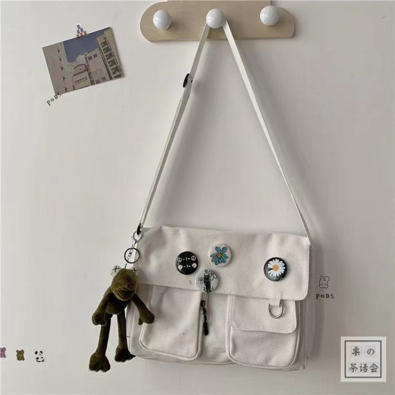 2026 new canvas bag women bag crossbody bag small daisy cute single shoulder large capacity school bag