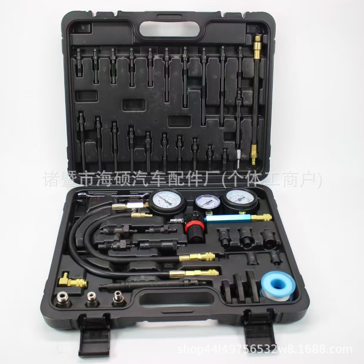 Diesel Cylinder Pressure Gauge Engine Compression Pressure Loss Tester Test Tool