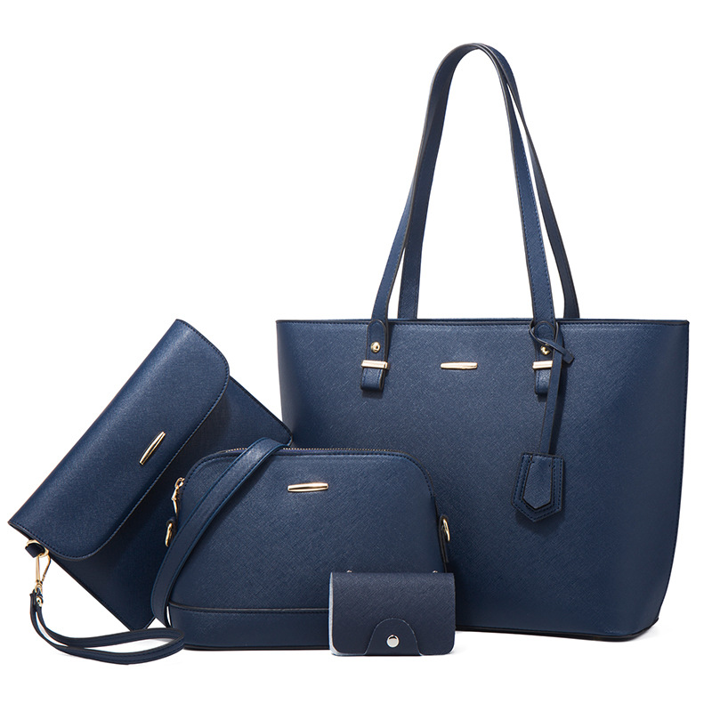 Women's bag celebrity shoulder handbag 2026 new large capacity crossbody four-piece set mother-child bag