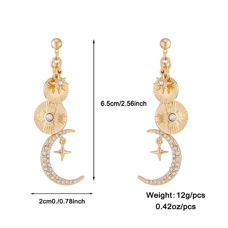 Kenjie original design ancient coin pendant for women, starry magic necklace bracelet earring set for women