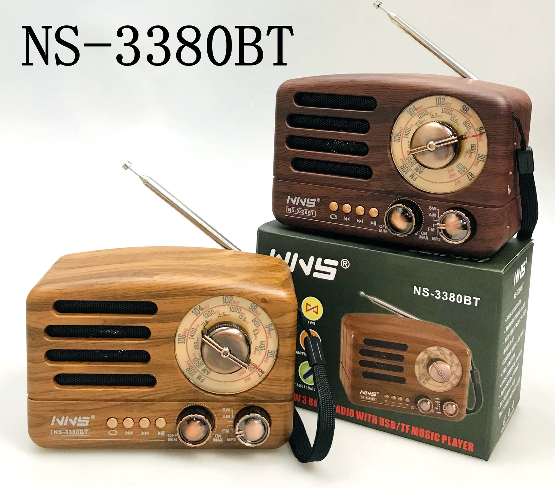 Old-Style Elderly Broadcast Desktop Full-Band Semiconductor Dedicated Charging Bluetooth Radio
