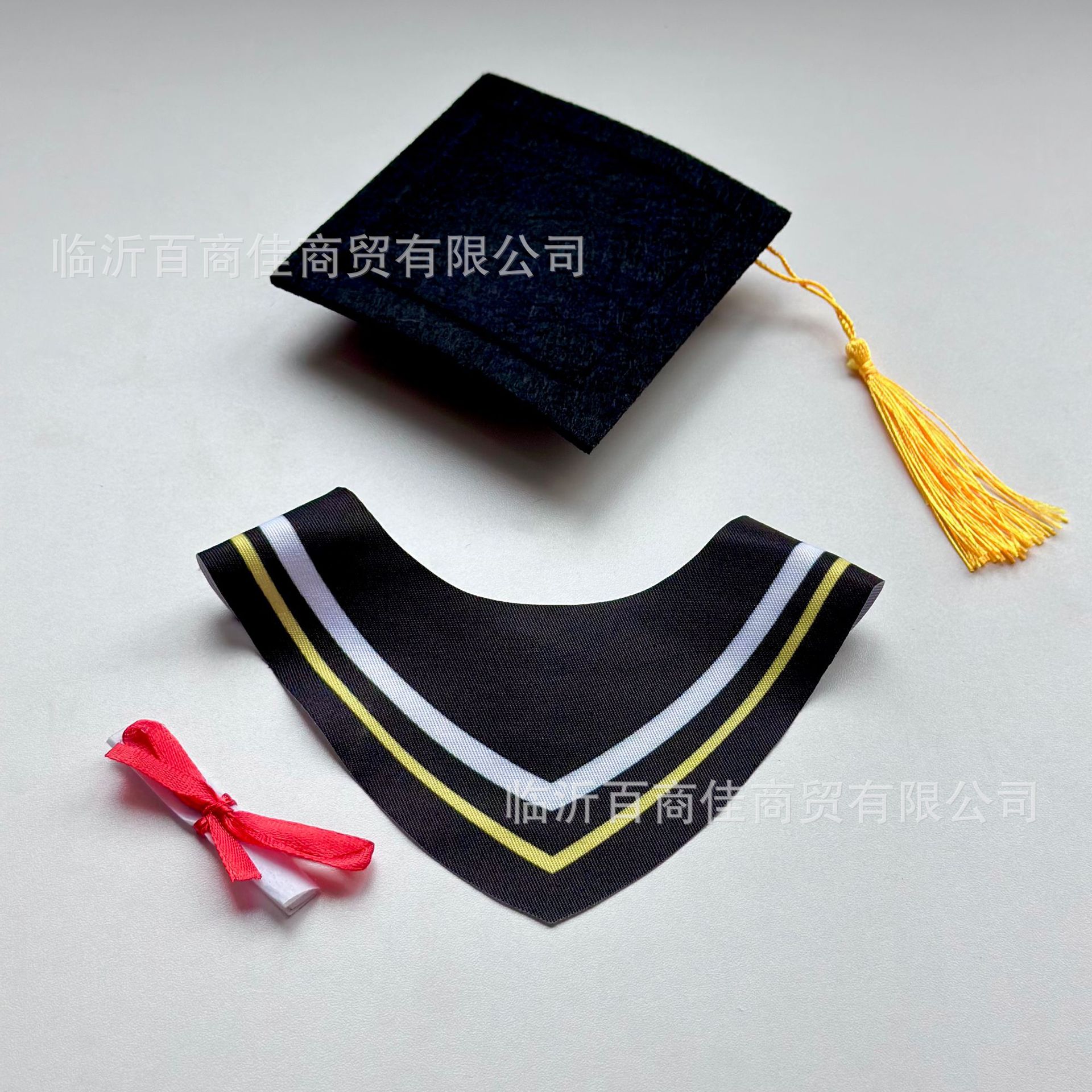 黄围巾+黄流苏+证书【普通款】 · 高度25CM左右玩偶【可印LOGO】