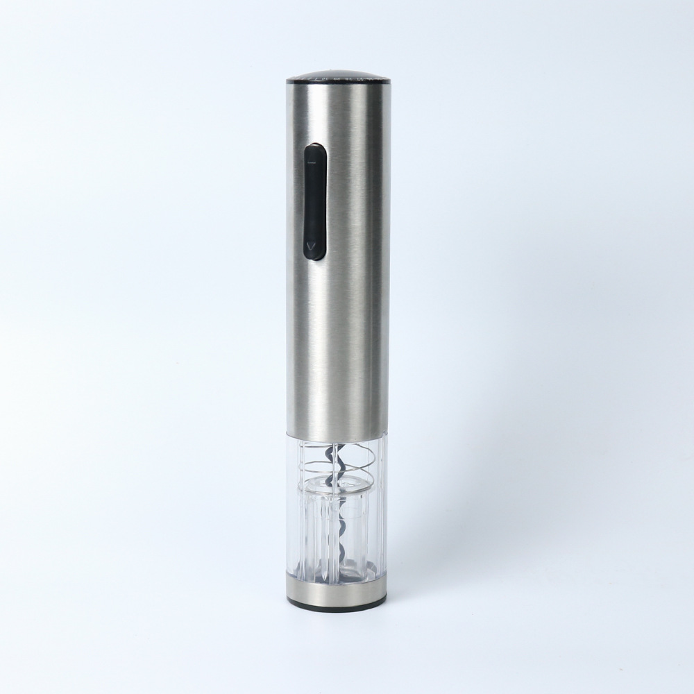 New 2022 Electric Red Wine Opener Simple Black Silver Opener Home Tool