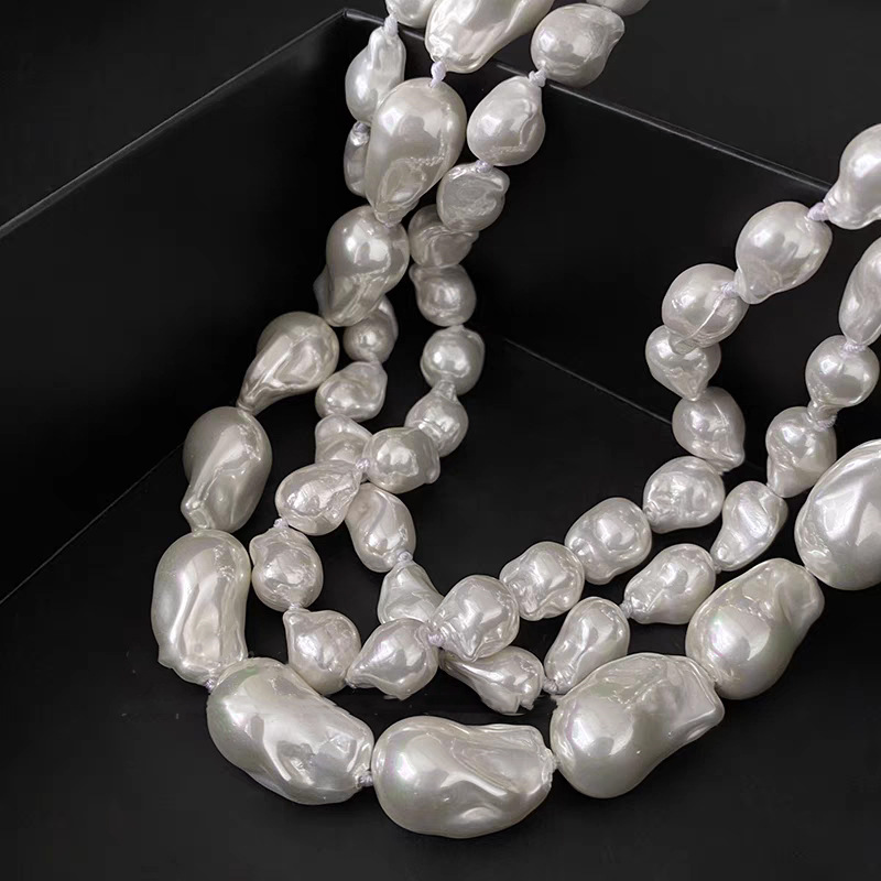 Irregular Baroque Pearl Necklace Women's Necklace Accessories Sweater Chain Jewelry