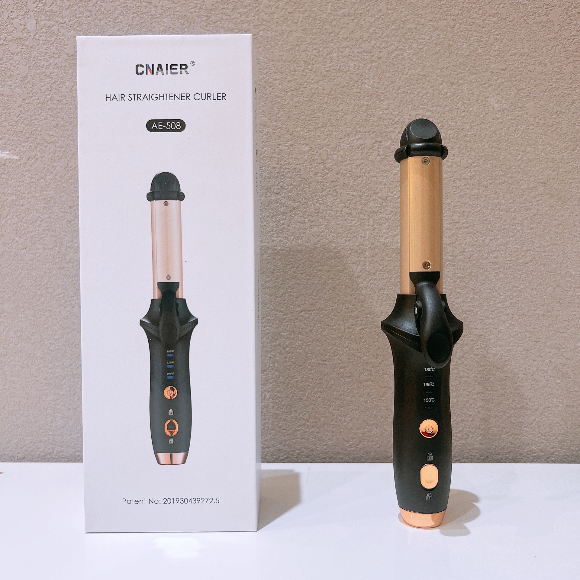New Two-in-one Curling Iron Straight and Curl Two Use Bangs Inward Curl Hair Straightening Plate Clamp