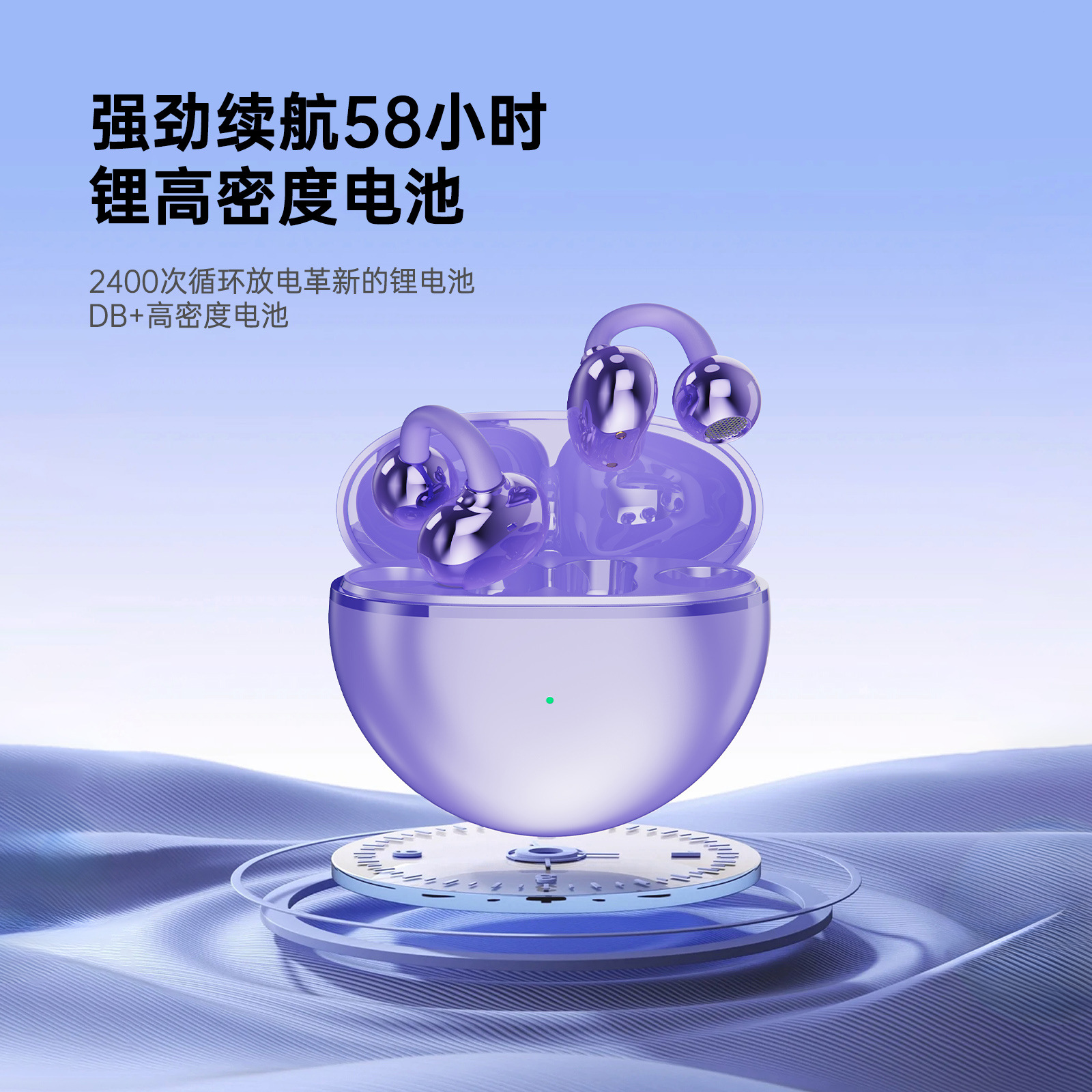 Clip-on Bluetooth Earbuds 2026 New Noise Reduction Waterproof No Leakage High Sound Quality Open-ear Comfortable Wear