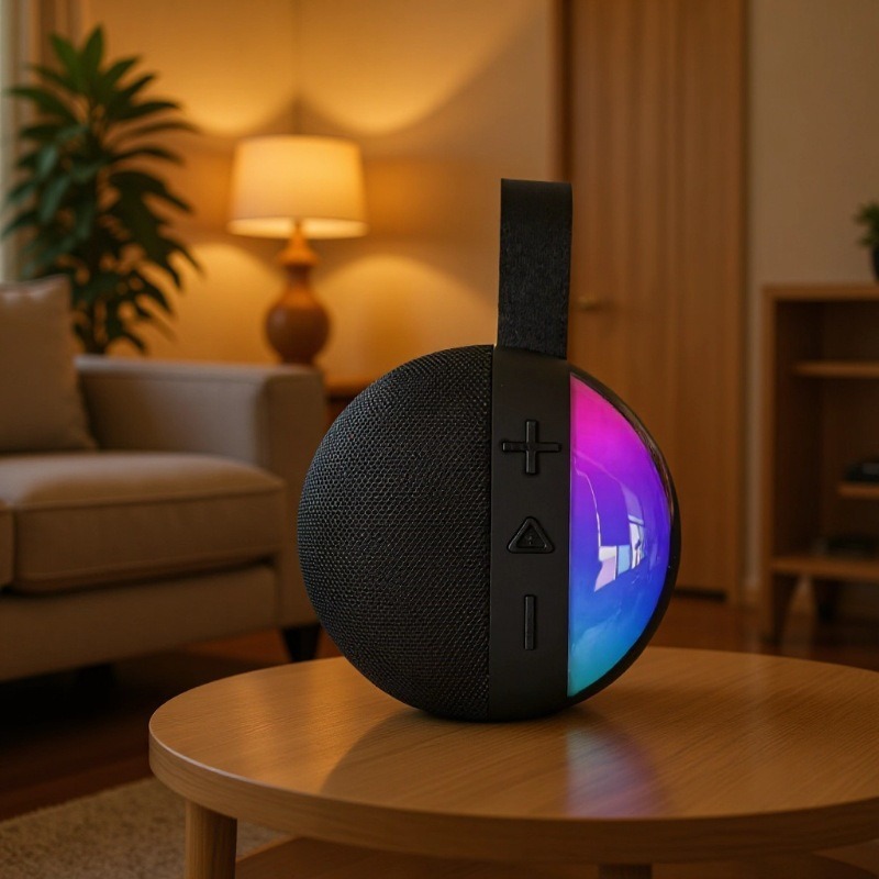 Bluetooth Speaker L25 Color Light Outdoor Portable Fabric Wireless Card Mini Bass Small Speaker