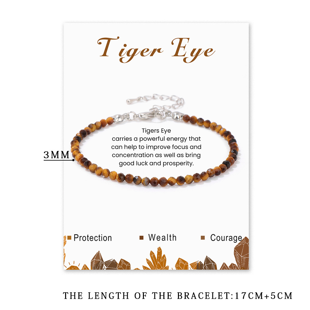 Card pack 3mm artificial crystal bead bracelet new best friend bracelet