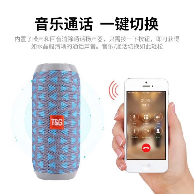 New TG117 Waterproof Wireless Bluetooth Speaker with Call Function Portable Card Slot Speaker Sports Bass Gift
