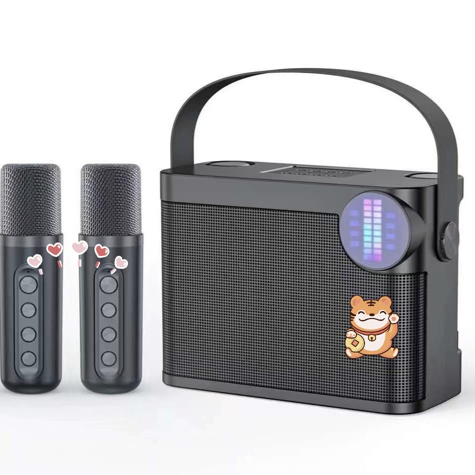 YS210 Handheld K歌 Bluetooth Speaker Phone Wireless Microphone USB Portable Bluetooth Outdoor Portable 203 Speaker