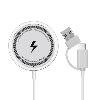 MagSafe New 15W Magnetic Wireless Charger for Apple 12-17 Huawei Xiaomi Samsung Phones
