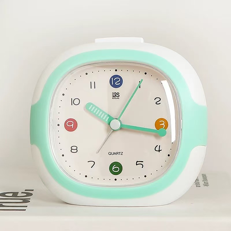 Silent Alarm Clock New Product, Student Bedside Small Alarm Clock, Bedroom Night Light Clock Desktop Clock