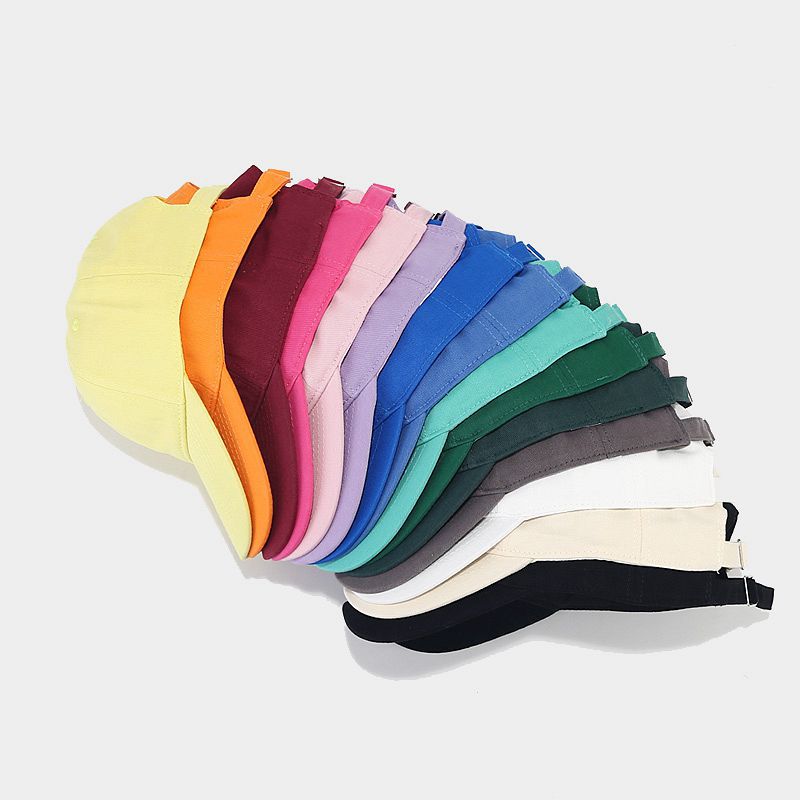 Plain Soft Top Cotton Baseball Cap for Men, Face Slimming Street Hip-Hop Duckbill Cap for Women