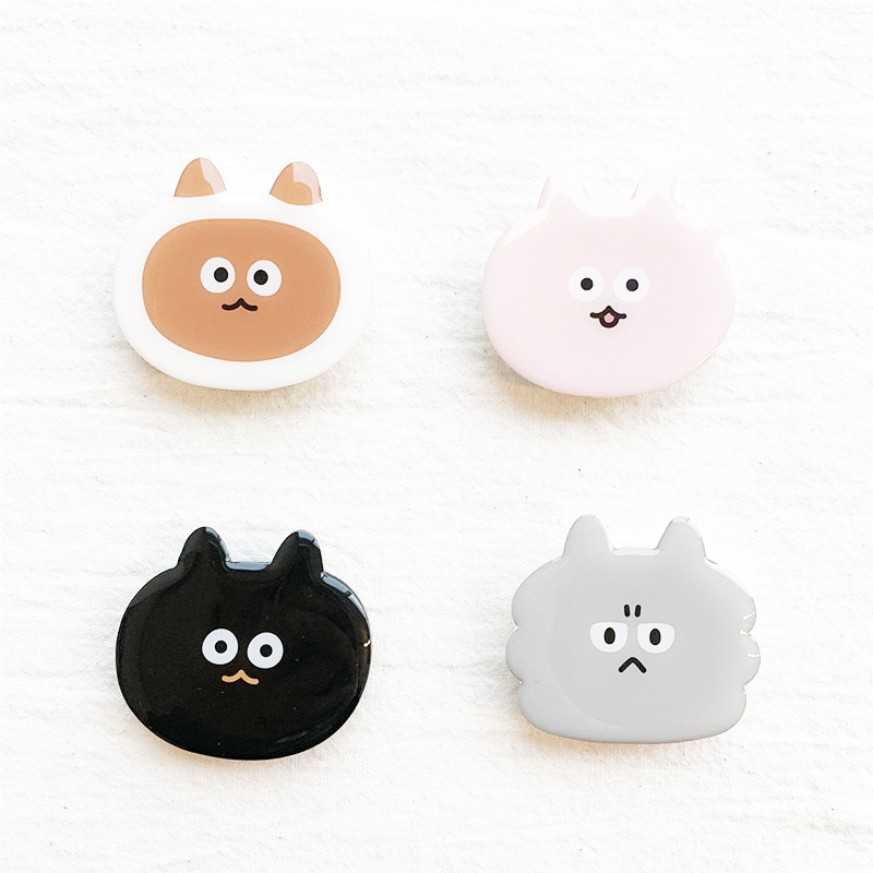 Cute Cat Telescopic Foldable Cartoon Phone Stand Resin Acrylic Airbag Tablet Foldable