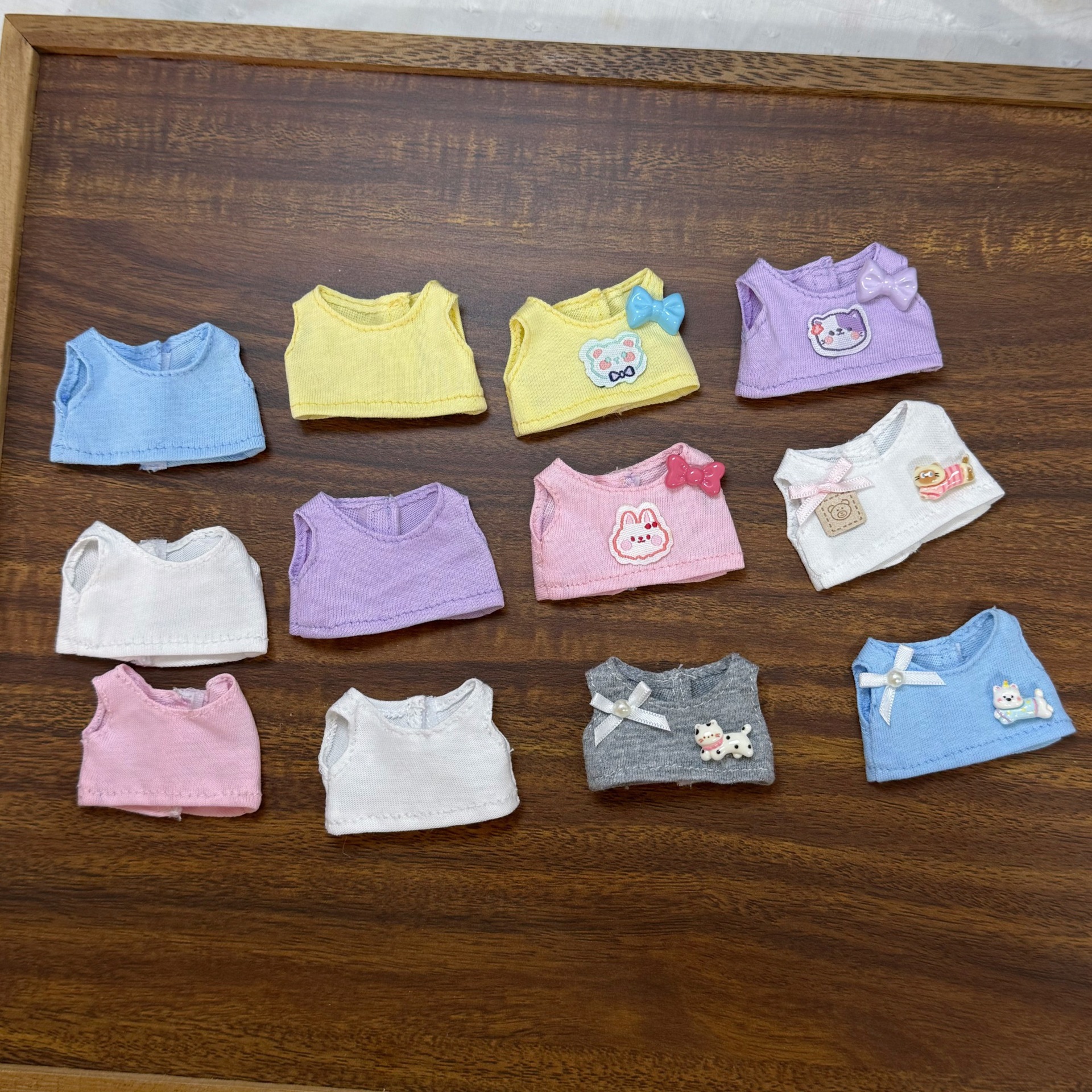 New 10cm cotton doll mini star man kt cat small size vest doll clothes long-legged kitty cat dress-up