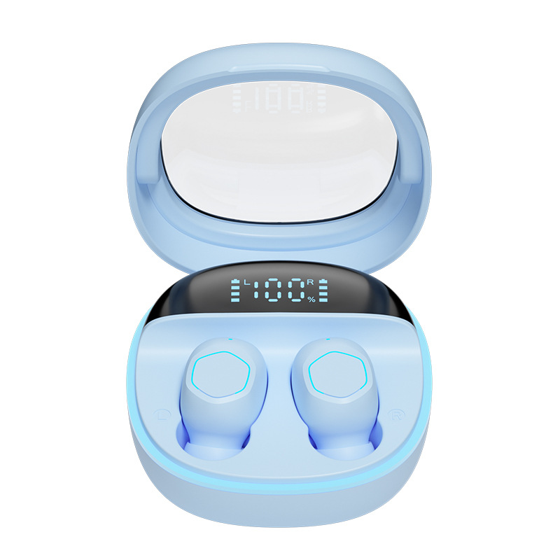 New M41 Bluetooth earphones true wireless in-ear 5.3 transparent smart digital display earphones noise-canceling long battery life