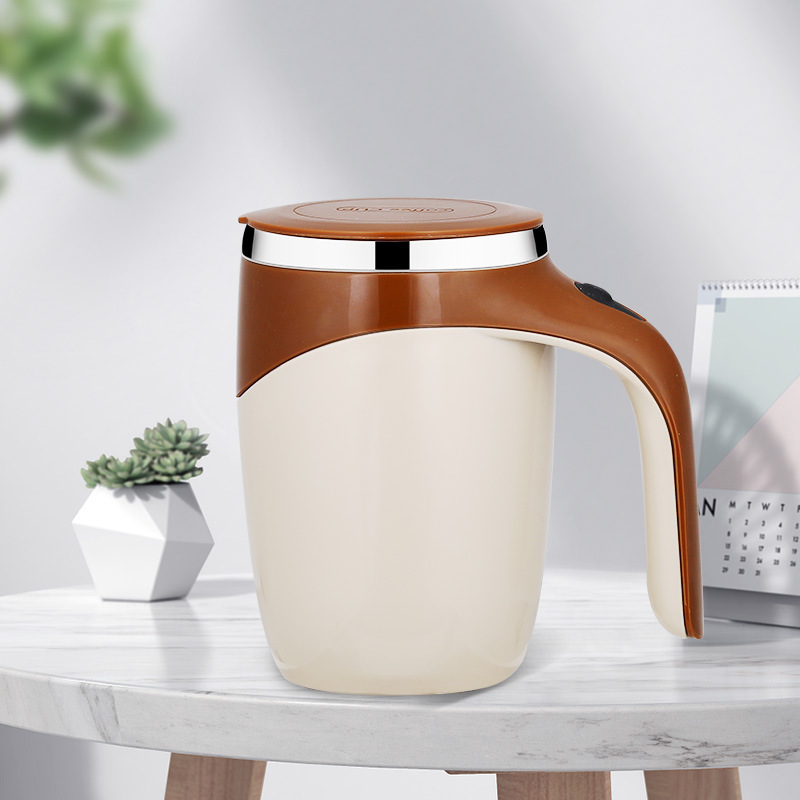 Automatic Stirring Cup Stainless Steel Lazy Magnetic Cup Automatic Magnetic Cup Portable Coffee Cup Mug