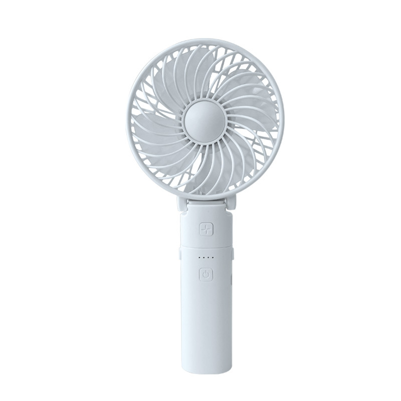 New Portable Mini Handheld Fan Foldable Large Capacity Power Bank Three-in-One Electric Fan