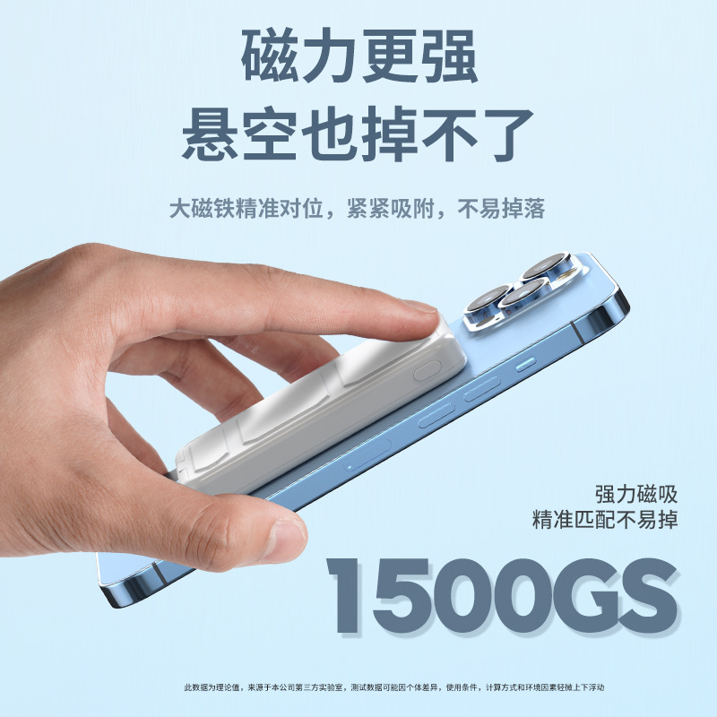 MagSafe Magnetic Wireless Power Bank 10000mAh Large Capacity Foldable Stand 15W Mobile Power