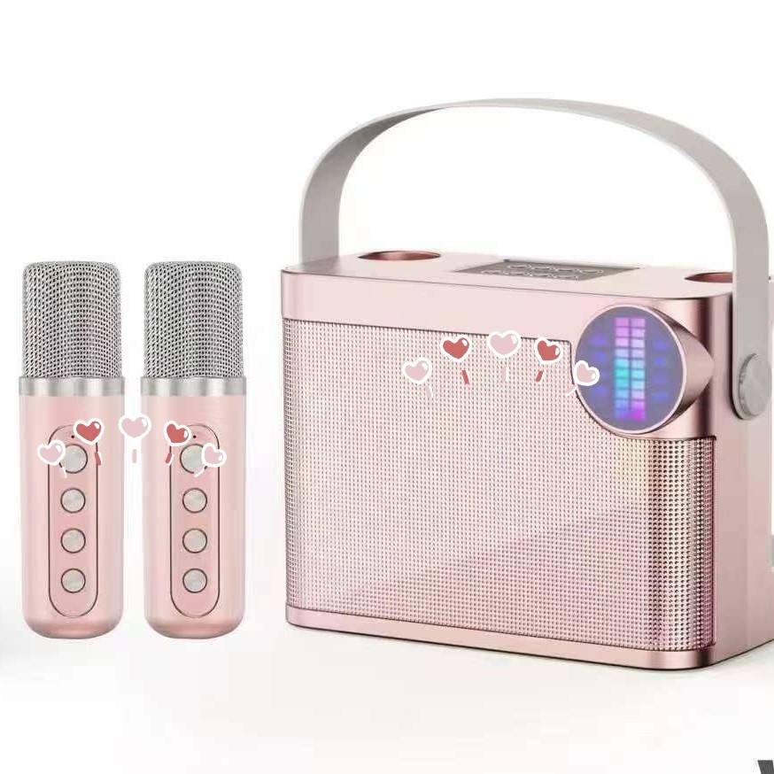 YS210 Handheld K歌 Bluetooth Speaker Phone Wireless Microphone USB Portable Bluetooth Outdoor Portable 203 Speaker