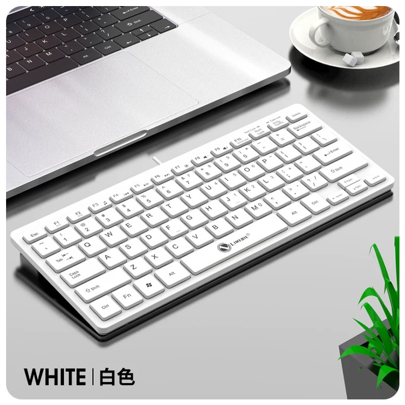Thin Chocolate Notebook External Wired Keyboard Multimedia USB Interface Keyboard
