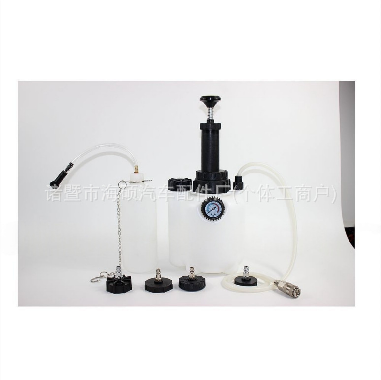 3L Brake Fluid Reservoir with 4 Types of Fittings Car Brake Caliper Maintenance Tool Brake Fluid Replacement Machine