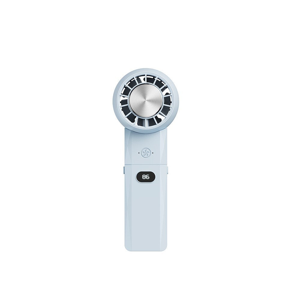 New Portable Mini Handheld Fan Foldable Large Capacity Power Bank Three-in-One Electric Fan