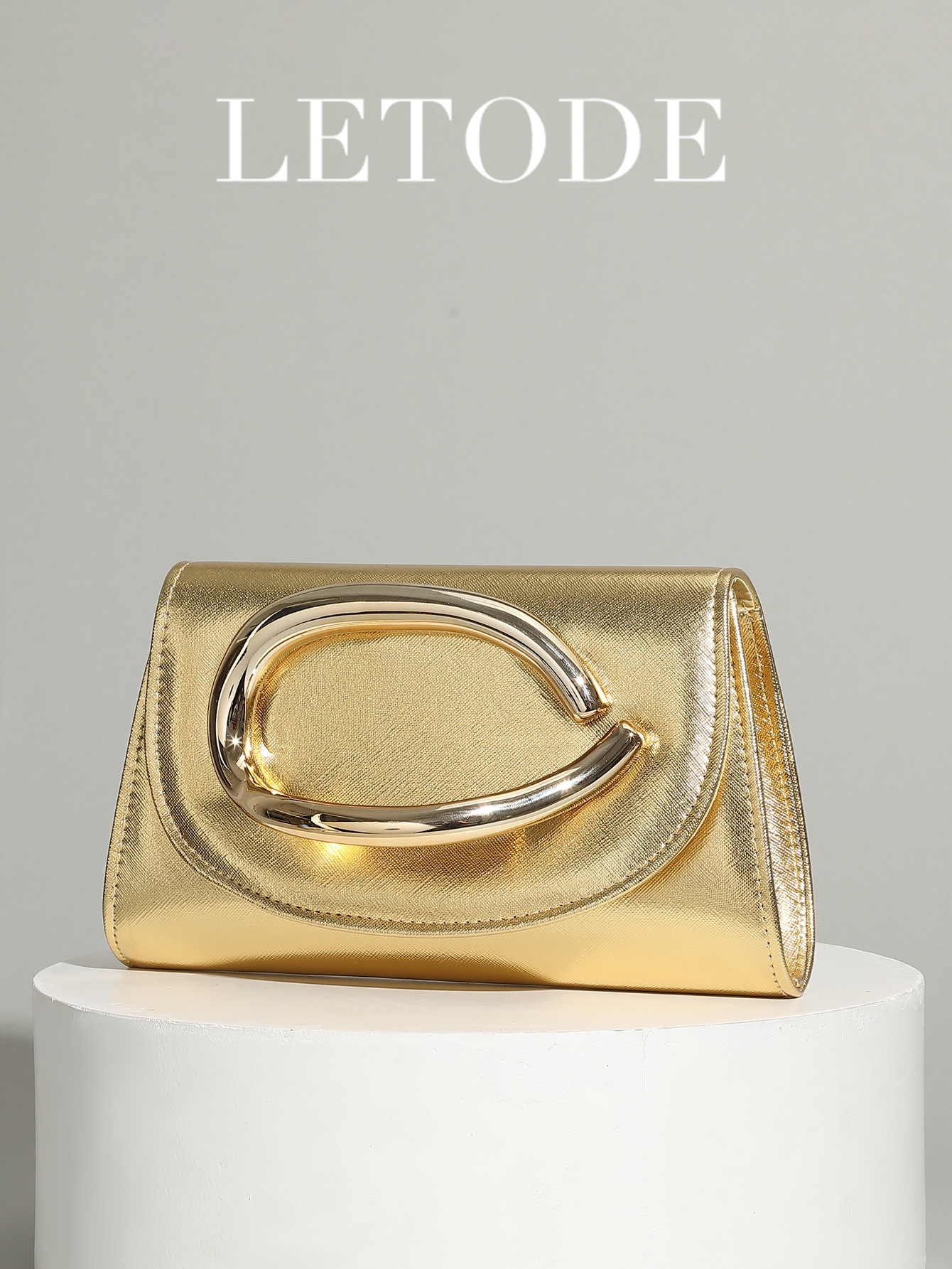 Textured PU Evening Bag 2026 Clutch Bag Women's Bag